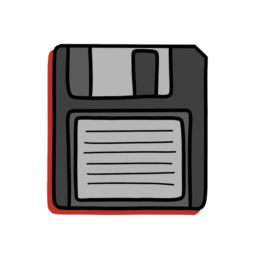 Floppy Sticker